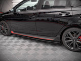 Street PRO Side Skirts Diffusers compatible with Hyundai i20 N Mk3