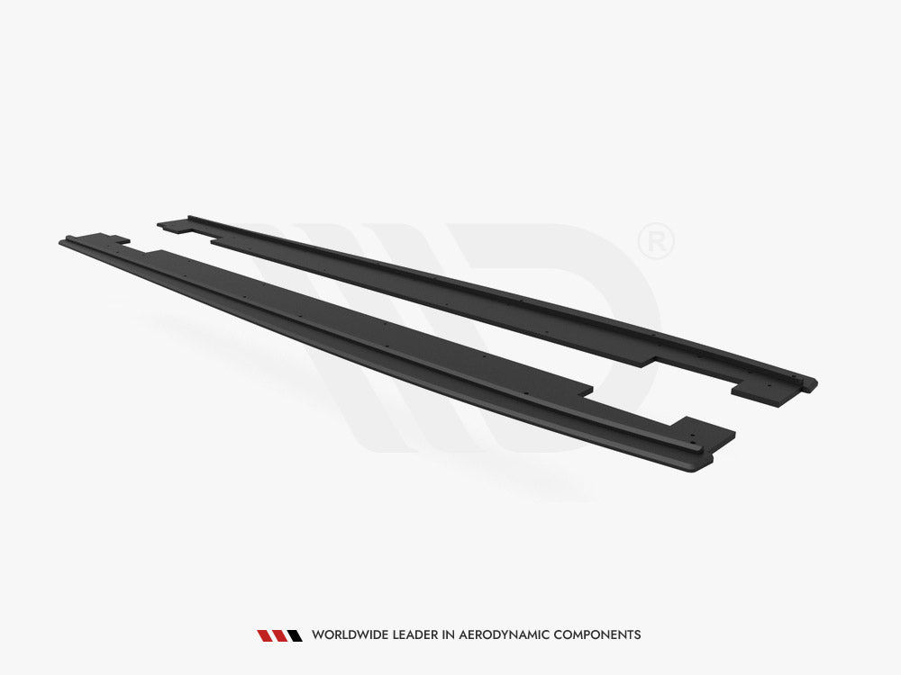 Street PRO Side Skirts Diffusers compatible with Hyundai i20 N Mk3