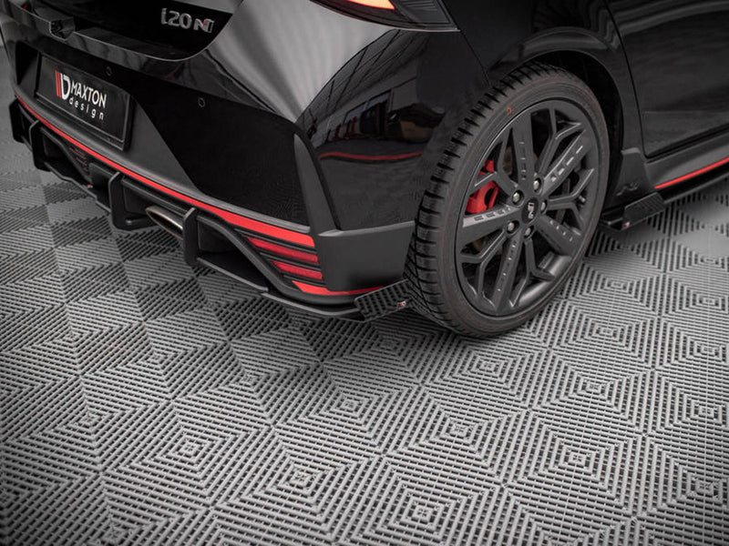 Street PRO Rear Side Splitters (+flaps) Hyundai I20 N MK3 (2020-)