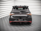 MAXTON DESIGN Central Rear Splitter (Vertical Bars) Hyundai I20 N Mk3 (2020-)