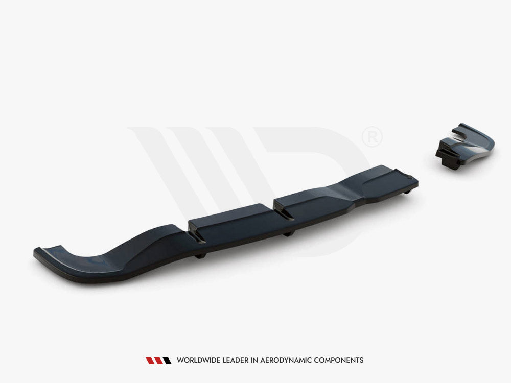 MAXTON DESIGN Central Rear Splitter (Vertical Bars) Hyundai I20 N Mk3 (2020-)