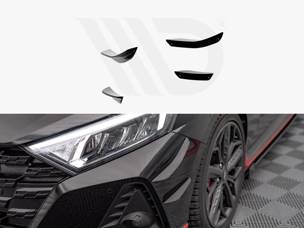 MAXTON DESIGN Front Bumper Wings (Canards) Hyundai I20 N MK3 (2020-)