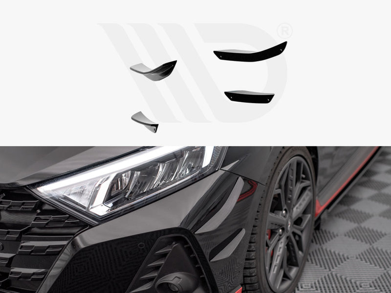 MAXTON DESIGN Front Bumper Wings (Canards) Hyundai I20 N MK3 (2020-)