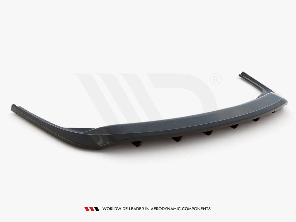 MAXTON DESIGN Central Rear Splitter (Vertical Bars) Skoda Fabia Combi MK3 Facelift (2019-)