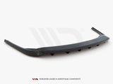 MAXTON DESIGN Central Rear Splitter (Vertical Bars) Skoda Fabia Combi MK3 Facelift (2019-)