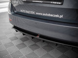 Rear Splitter (Vertical Bars) compatible with Skoda Fabia Estate Mk3 Facelift