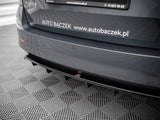 MAXTON DESIGN Central Rear Splitter (Vertical Bars) Skoda Fabia Combi MK3 Facelift (2019-)