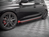 Street PRO Side Skirts Diffusers + Flaps compatible with Hyundai i20 N Mk3