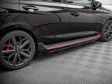 Street PRO Side Skirts Diffusers (+flaps) Hyundai I20 N MK3 (2020-)