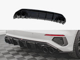Rear Valance + Exhaust Ends Imitation compatible with Audi A3 S Line Sportback 8Y