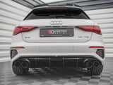 Rear Valance + Exhaust Ends Imitation compatible with Audi A3 S Line Sportback 8Y