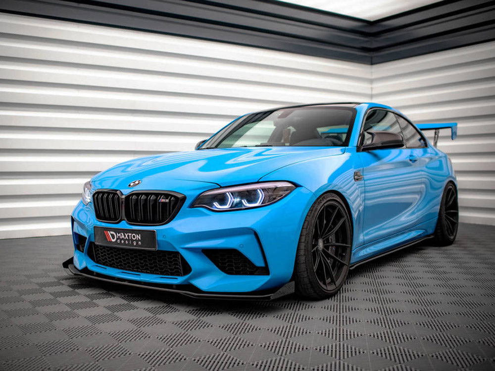 Street PRO Front Splitter V.1 (+flaps) Bmw M2 Competition F87 (2018-2020)