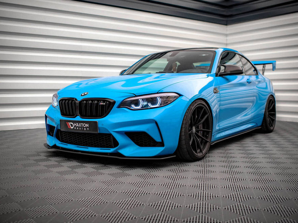 Street PRO Front Splitter compatible with BMW M2 Competition F87