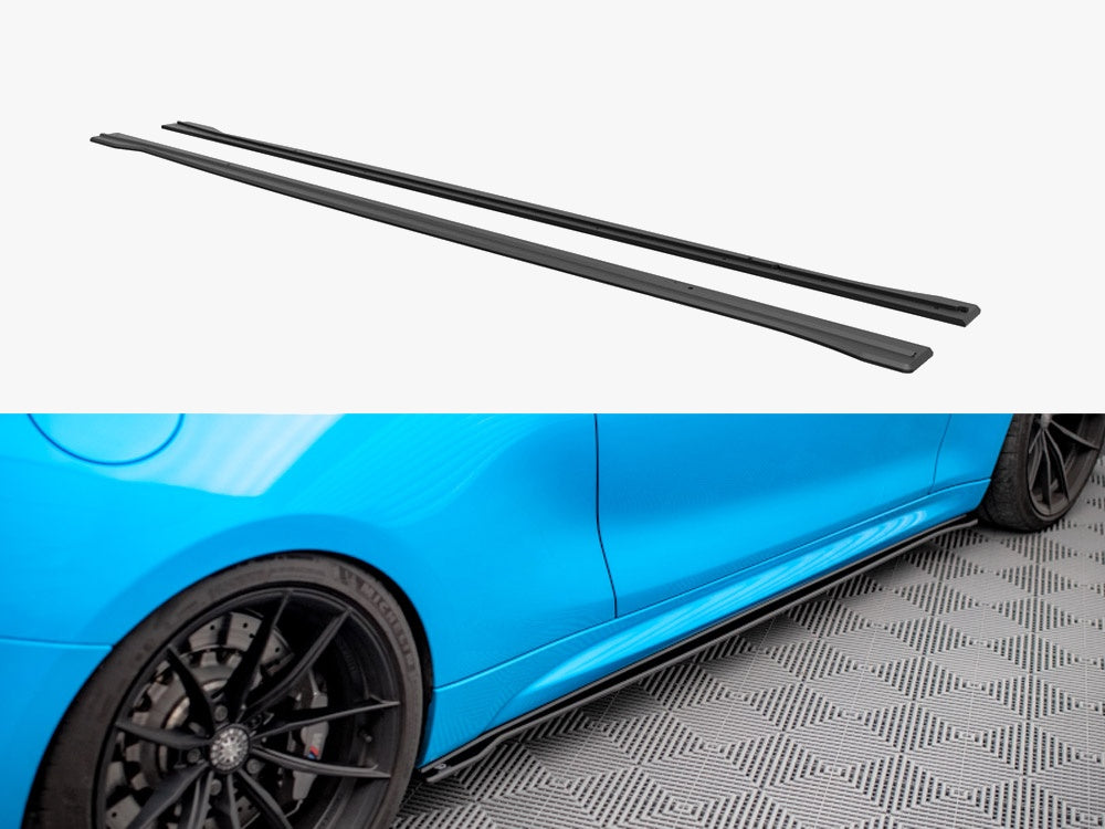Street PRO Side Skirts Diffusers compatible with BMW M2 F87