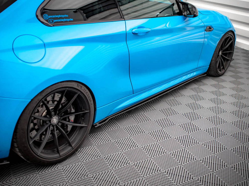 Street PRO Side Skirts Diffusers compatible with BMW M2 F87
