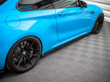 Street PRO Side Skirts Diffusers compatible with BMW M2 F87