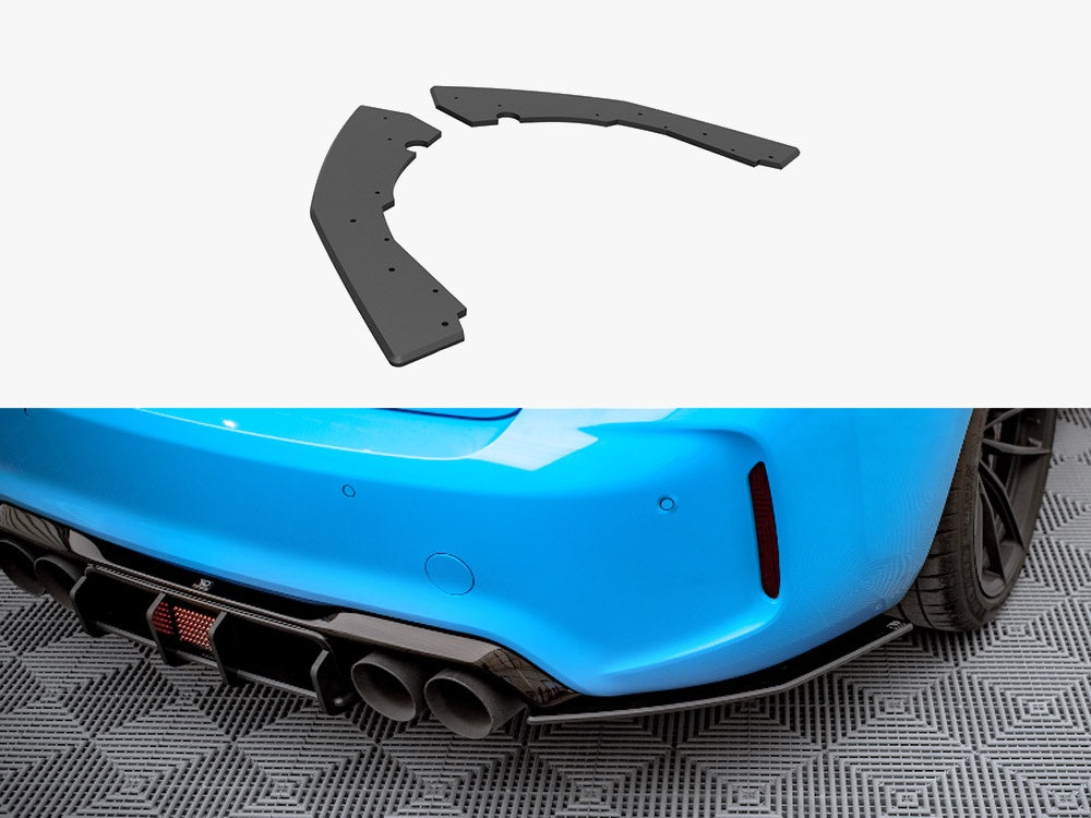 Street PRO Rear Side Splitters compatible with BMW M2 F87 (2016-2020)