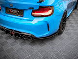 Street PRO Rear Side Splitters compatible with BMW M2 F87 (2016-2020)