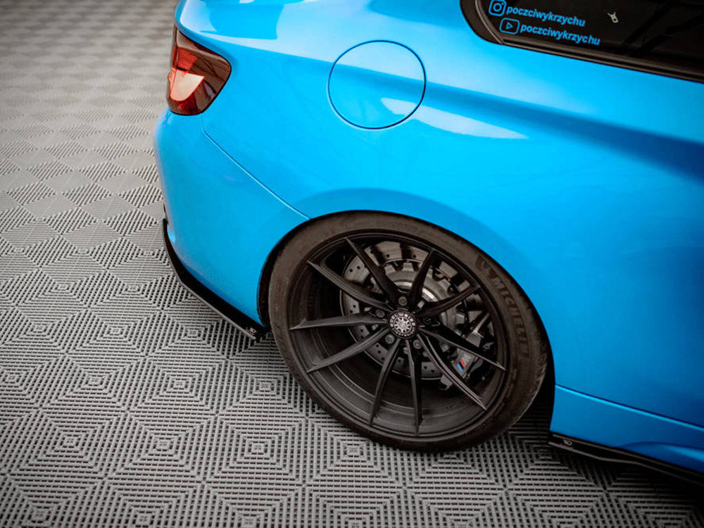 Street PRO Rear Side Splitters compatible with BMW M2 F87 (2016-2020)
