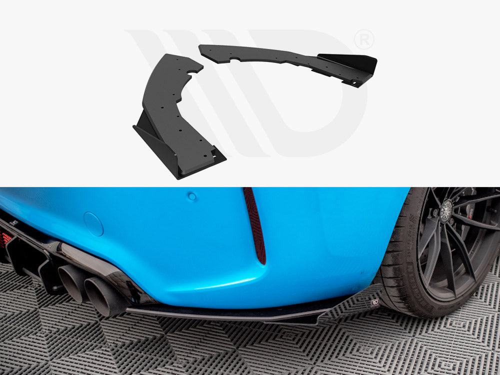 Street PRO Rear Side Splitters (+flaps) Bmw M2 F87 (2016-2020)
