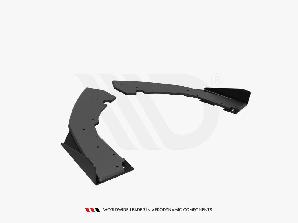 Street PRO Rear Side Splitters (+flaps) Bmw M2 F87 (2016-2020)