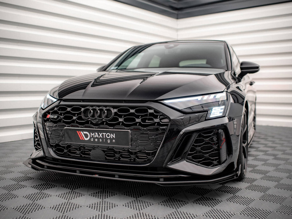 Street PRO Front Splitter V.1 + Flaps compatible with Audi RS 3 8Y