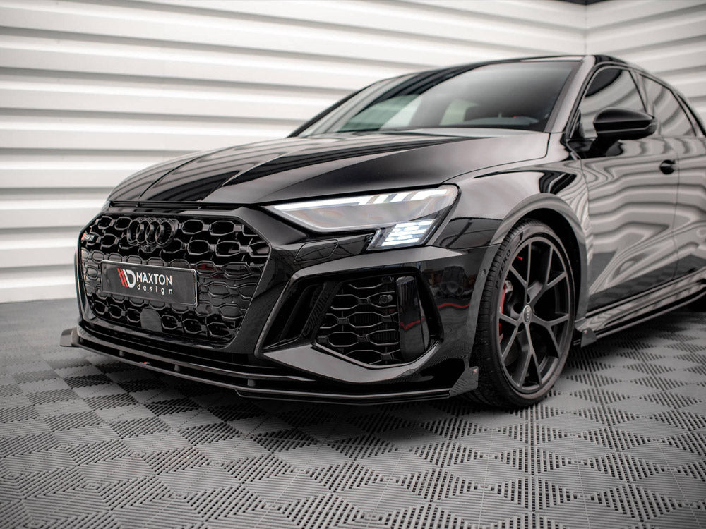 Street PRO Front Splitter V.1 + Flaps compatible with Audi RS 3 8Y