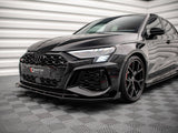 Street PRO Front Splitter V.1 + Flaps compatible with Audi RS 3 8Y