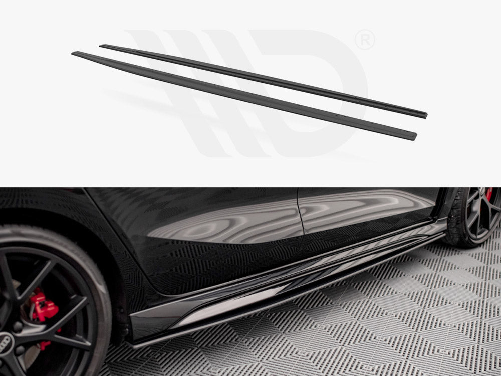 Street PRO Side Skirts Diffusers Audi RS3 Sportback 8Y (2020-)