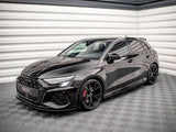 Street PRO Side Skirts Diffusers compatible with Audi RS 3 Sportback 8Y