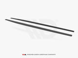 Street PRO Side Skirts Diffusers compatible with Audi RS 3 Sportback 8Y