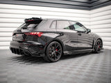 Street PRO Side Skirts Diffusers (+flaps) Audi RS3 Sportback 8Y (2020-)