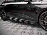 Street PRO Side Skirts Diffusers (+flaps) Audi RS3 Sportback 8Y (2020-)