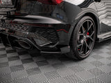 Street PRO Rear Side Splitters + Flaps compatible with Audi RS 3 Sportback 8Y