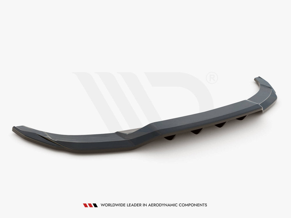 MAXTON DESIGN Central Rear Splitter (Vertical Bars) Audi A3 S-line Sportback 8Y (2020-)