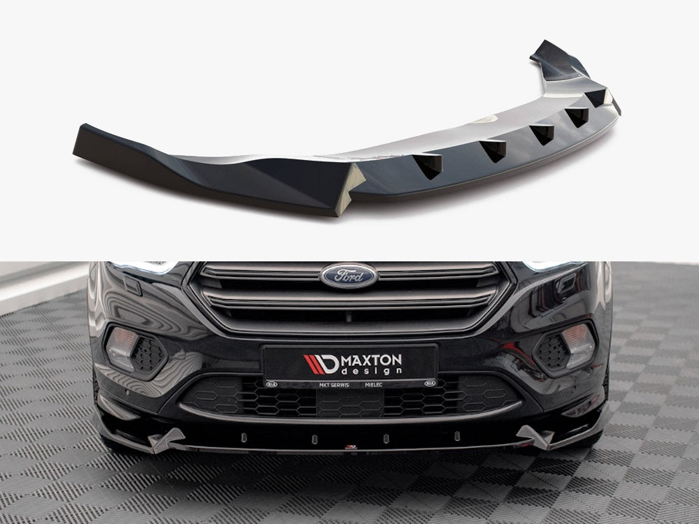 Front Splitter V.2 compatible with Ford Escape ST-Line Mk3 (2012-2019)
