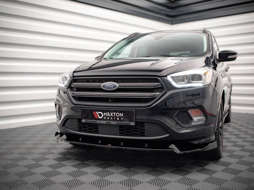 Front Splitter V.2 compatible with Ford Escape ST-Line Mk3 (2012-2019)