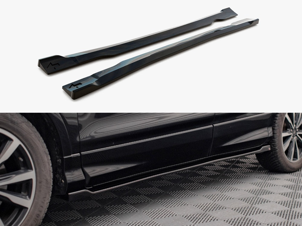 Side Skirts Diffusers compatible with Ford Escape ST-Line Mk3 (2012-2019)