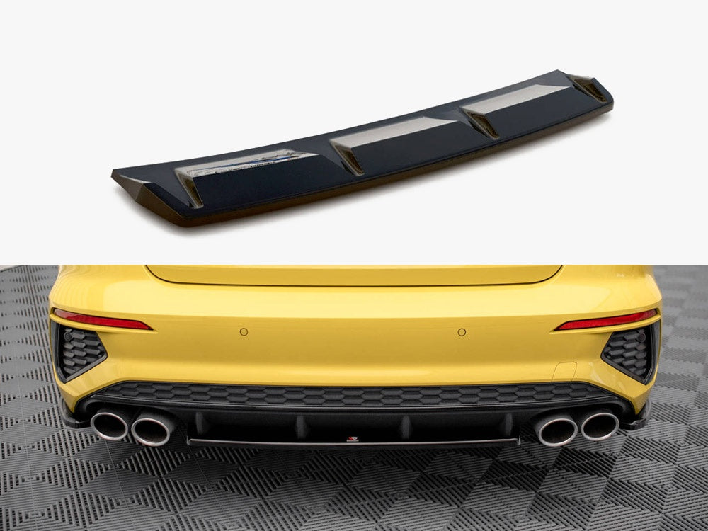 Central Rear Splitter compatible with Audi S3 Sedan 8Y