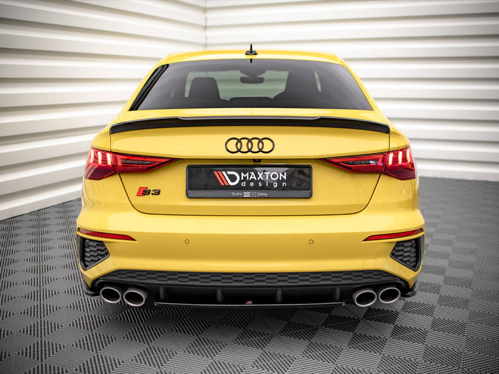 Central Rear Splitter compatible with Audi S3 Sedan 8Y