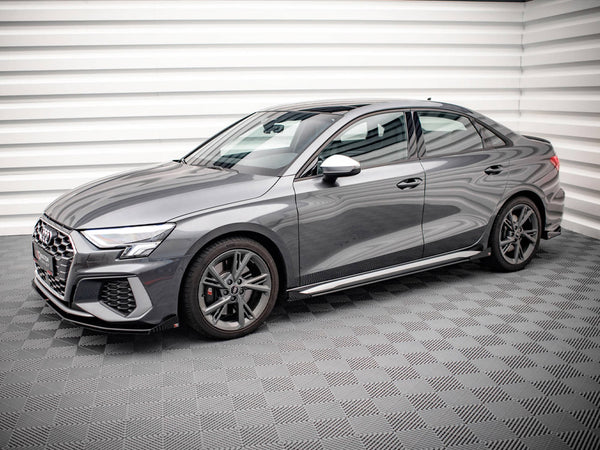 Street PRO Side Skirts Diffusers (+flaps) Audi S3 / A3 S-line 8Y (2020-)