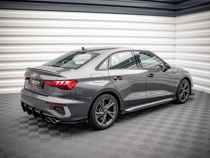 Street PRO Side Skirts Diffusers (+flaps) Audi S3 / A3 S-line 8Y (2020-)