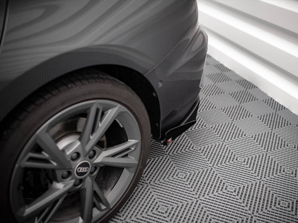 Street PRO Rear Side Splitters (+flaps) Audi S3 Sedan 8Y (2020-)