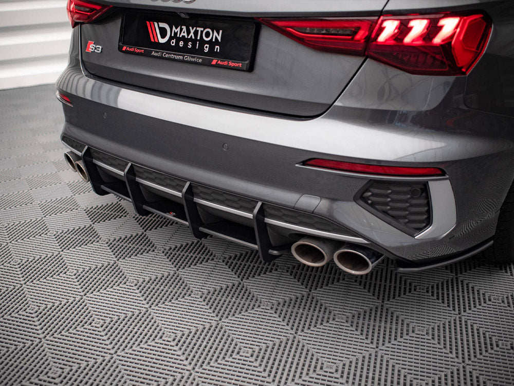 Street PRO Rear Diffuser compatible with Audi S3 Sedan 8Y (2020-)