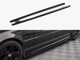 Side Skirts Diffusers V.2 compatible with BMW 3 Coupe M-Pack E46 (1999-2005)