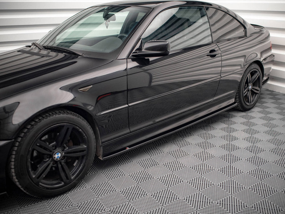 Side Skirts Diffusers V.2 compatible with BMW 3 Coupe M-Pack E46 (1999-2005)