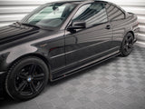 Side Skirts Diffusers V.2 compatible with BMW 3 Coupe M-Pack E46 (1999-2005)