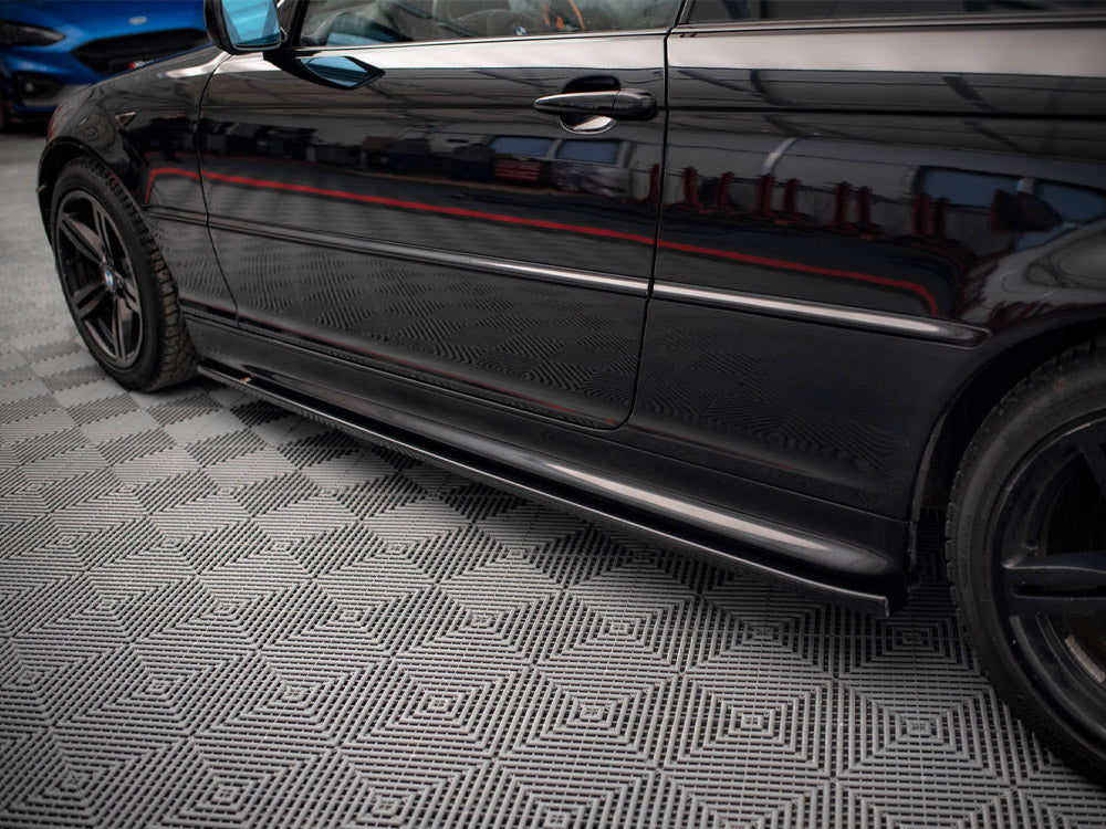 Side Skirts Diffusers V.2 compatible with BMW 3 Coupe M-Pack E46 (1999-2005)