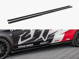 Side Skirt Diffusers compatible with Mercedes-Benz Vito Extra Long W447 Facelift / V Extra Long W447 Facelift