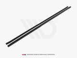 Side Skirt Diffusers compatible with Mercedes-Benz Vito Extra Long W447 Facelift / V Extra Long W447 Facelift